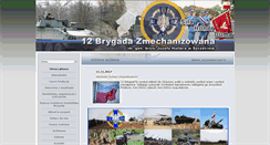Desktop Screenshot of 12bz.wp.mil.pl