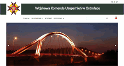 Desktop Screenshot of ostroleka.wku.wp.mil.pl