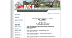 Desktop Screenshot of malbork.wku.wp.mil.pl