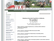 Tablet Screenshot of malbork.wku.wp.mil.pl