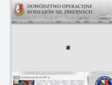 Tablet Screenshot of do.wp.mil.pl