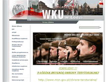Tablet Screenshot of lodz.wku.wp.mil.pl