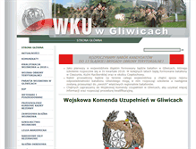 Tablet Screenshot of gliwice.wku.wp.mil.pl
