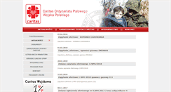 Desktop Screenshot of caritas.wp.mil.pl