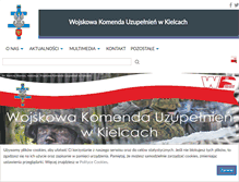 Tablet Screenshot of kielce.wku.wp.mil.pl