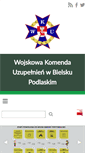 Mobile Screenshot of bielskpodlaski.wku.wp.mil.pl