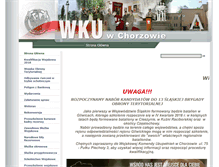 Tablet Screenshot of chorzow.wku.wp.mil.pl