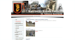 Desktop Screenshot of 1bpanc.wp.mil.pl